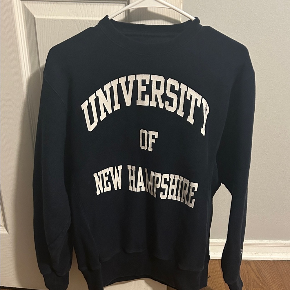 Champion Black University of New Hampshire Crewneck Sweater